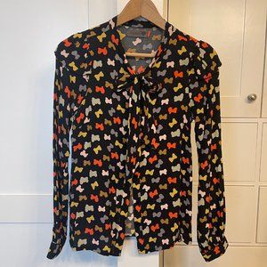 Numph Modcloth Blouse with Tie – XS